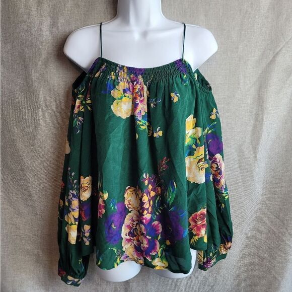 MAEVE Silk Cold Shoulder Top - Picture 3 of 10